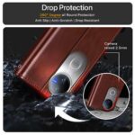 Shock Proof Flip Cover Back Case for Iqoo Z10R 5G | Magnetic Wallet Leather Case with Stand - Image 6