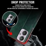 Shock Proof Flip Cover Back Case for Mi Redmi 13C 5G | Magnetic Wallet Leather Case with Stand - Image 6