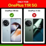 Ultimate Silicon Back Cover Case for 1+ OnePlus 11R 5G | Military Grade Drop Protection Shockproof Bumper | Anti-Slip Grip | Scratch Proof Micro-Fibre Cloth Inside (Forest Green) - Image 2