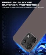 Slim Frameless Back Cover for Motorola Moto Edge 50 Pro | Ultra Thin Lightweight Design & Camera Protection | Soft Matte Silicone Flexible Mobile Case (Grey) - Image 8