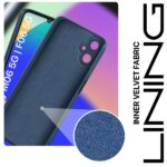 Back Cover for Samsung Galaxy M06 5G | Galaxy F06 5G | Ultra Slim Soft Rubberised Case | Inner Velvet Fabric Lining | Matte Silicone Flexible Mobile Case | Camera Protection (Blue) - Image 2