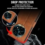 Shock Proof Flip Cover Back Case for Realme 13 Pro 5G | Magnetic Wallet Leather Case with Stand - Image 8