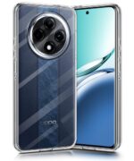 Crystal Clear Transparent Back Cover Case Compatible with Oppo F27 Pro Plus 5G Shockproof Flexible TPU Silicone Case with Full Body & Camera Protection Transparent - Image 3