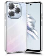 Crystal Clear Transparent Back Case Cover for Tecno Spark 20 Pro | Full Device & Camera Protection Shockproof TPU | Flexible Silicone Back Cover Case Transparent - Image 2
