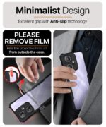 kelpuj Shock Proof Clear Protective Back Case for Infinix Hot 30 Play - AirEDGE Technology | 360 Degree Camera Protection | Transparent Hybrid Back Case Mobile Cover - Black - Image 8