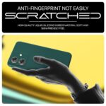 Back Cover for Realme Narzo N61 | Realme C61 | Ultra Slim Soft Rubberised Case | Inner Velvet Fabric Lining | Matte Silicone Flexible Mobile Case | Camera Protection -Green - Image 6