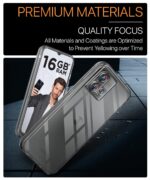 kelpuj Crystal Clear Transparent Back Case for Compatible with Motorola Edge 30 Fusion 5G | Shockproof Flexible TPU Silicone Cover | Full Body & Camera Protection Transparent - Image 5