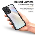 Polycarbonate Back Cover for Realme 10 Pro 5G - Airedge Technology | Crystal Clear Transparent Mobile Case Cover | Hard Bumper | Full Armor Shockproof Device & Camera Protection | Black - Image 5