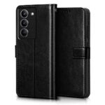 Shock Proof Flip Cover Back Case for Realme 14X 5G | Magnetic Wallet Leather Case with Stand - Image 4