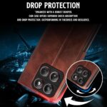 Shock Proof Flip Cover Back Case for Moto Edge 60 Fusion | Magnetic Wallet Leather Case with Stand - Image 4