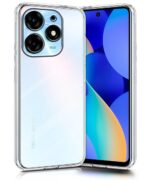 Crystal Clear Transparent Back Case Cover for Tecno Spark 10 Pro 5G | Full Device & Camera Protection Shockproof TPU | Flexible Silicone Back Cover Case Transparent - Image 2