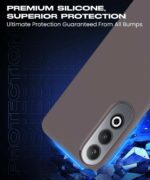 Slim Frameless Back Cover for 1+ OnePlus Nord CE 4 5G | Ultra Thin Lightweight Design & Camera Protection | Soft Matte Silicone Flexible Mobile Case (Grey) - Image 8