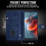 Shock Proof Flip Cover Back Case for Motorola Moto G34 5G | Magnetic Wallet Leather Case with Stand - Image 6