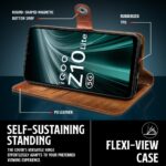 Shock Proof Flip Cover Back Case for Vivo T4 Lite 5G | Magnetic Wallet Leather Case with Stand - Image 8