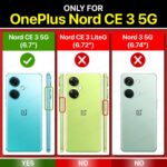 Back Cover for 1+ OnePlus Nord CE 3 5G | Ultra Slim Soft Rubberised Case | Inner Velvet Fabric Lining | Matte Silicone Flexible Mobile Case | Camera Protection - Green - Image 2