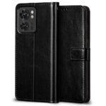 Shock Proof Flip Cover Back Case for Motorola Moto Edge 40 5G | Magnetic Wallet Leather Case with Stand - Image 2