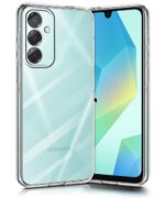 Transparent Back Cover Case for Samsung Galaxy A16 5G | Raised Bumps for Full Device & Camera Protection Shockproof TPU Silicone Back Case Mobile Cover Transparent - Image 4
