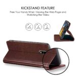 Shock Proof Flip Cover Back Case for Motorola Moto G4 Plus | Magnetic Wallet Leather Case with Stand - Image 5