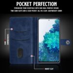Shock Proof Flip Cover Back Case for Samsung Galaxy S20 Fe 5G | Magnetic Wallet Leather Case with Stand - Image 6