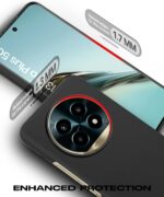 Slim Frameless Back Cover for Realme 13 Pro 5G | Realme 13 Pro Plus 5G | Soft Matte Silicone Flexible Mobile Case & Camera Protection | Ultra Thin Lightweight Design (Black) - Image 8