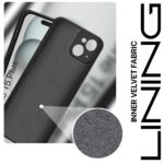 Back Cover for Apple iPhone 15 Plus | Ultra Slim Soft Rubberised Case | Inner Velvet Fabric Lining | Matte Silicone Flexible Mobile Case | Camera Protection - Black - Image 4