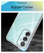 Transparent Back Cover Case for Samsung Galaxy A16 5G | Raised Bumps for Full Device & Camera Protection Shockproof TPU Silicone Back Case Mobile Cover Transparent - Image 8