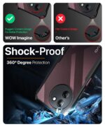 Thermoplastic Polyurethane Shock Proof Clear Protective Back Case for Vivo T3X 5G-Airedge Technology|360 Degree Camera Protection|Transparent Hybrid Back Case Mobile Cover-Black - Image 4
