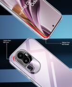 Crystal Clear Transparent Back Case Cover for Oppo Reno 10 Pro Plus 5G | Full Device & Camera Protection Shockproof TPU | Flexible Silicone Back Cover Case Transparent - Image 5