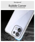 Transparent Back Cover Case for Oppo K13 5G | Raised Bumps for Full Device & Camera Protection Shockproof TPU Silicone Back Case Mobile Cover Transparent - Image 6