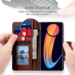 Shock Proof Flip Cover Back Case for Infinix Hot 30I | Magnetic Wallet Leather Case with Stand - Image 3