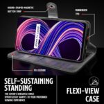 Shock Proof Flip Cover Back Case for Realme Narzo 30 5G, 9, 8, 8S | Magnetic Wallet Leather Case with Stand - Image 5