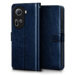 Shock Proof Flip Cover Back Case for Oppo Reno 11 5G | Magnetic Wallet Leather Case with Stand - Image 4