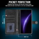 Shock Proof Flip Cover Back Case for Realme Narzo 60X 5G | Magnetic Wallet Leather Case with Stand - Image 4