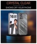 kelpuj Crystal Clear Transparent Back Case for Compatible with Motorola Edge 30 Fusion 5G | Shockproof Flexible TPU Silicone Cover | Full Body & Camera Protection Transparent - Image 3