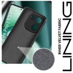 Back Cover for iQOO Z9s Pro 5G | Vivo T3 Pro 5G | Ultra Slim Soft Rubberised Case | Inner Velvet Fabric Lining | Matte Silicone Flexible Mobile Case | Camera Protection - Black - Image 4