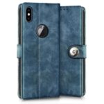 Shock Proof Flip Cover Back Case for Iphone Xs Max | Magnetic Wallet Leather Case with Stand - Image 3