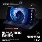 Shock Proof Flip Cover Back Case for Vivo V23E 5G | Magnetic Wallet Leather Case with Stand - Image 8
