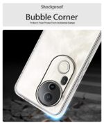 Transparent Back Cover Case for Vivo T4 Ultra | Raised Bumps for Full Device & Camera Protection Shockproof TPU Silicone Back Case Mobile Cover Transparent - Image 4