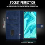 Shock Proof Flip Cover Back Case for Redmi Note 10 Lite | Magnetic Wallet Leather Case with Stand - Image 4
