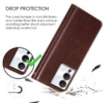 Shock Proof Flip Cover Back Case for Infinix Note 12 5G | Magnetic Wallet Leather Case with Stand - Image 4