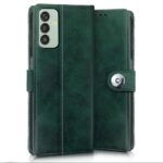 Shock Proof Flip Cover Back Case for Samsung Galaxy M13 4G | Magnetic Wallet Leather Case with Stand - Image 4