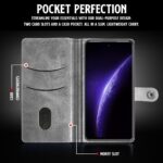 Shock Proof Flip Cover Back Case for Realme Narzo 60X 5G | Magnetic Wallet Leather Case with Stand - Image 4