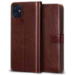Shock Proof Flip Cover Back Case for Samsung Galaxy M04 | Magnetic Wallet Leather Case with Stand - Image 2