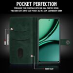 Shock Proof Flip Cover Back Case for Realme Narzo 70 | Magnetic Wallet Leather Case with Stand - Image 4