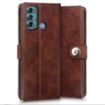 Shock Proof Flip Cover Back Case for Motorola Moto G60 | Magnetic Wallet Leather Case with Stand - Image 2