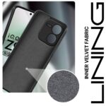 Back Cover for iQOO Z9x 5G | Ultra Slim Soft Rubberised Case | Inner Velvet Fabric Lining | Matte Silicone Flexible Mobile Case | Camera Protection - Black - Image 4
