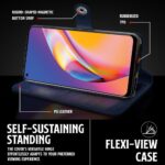 Shock Proof Flip Cover Back Case for Oppo F19 Pro | Magnetic Wallet Leather Case with Stand - Image 8