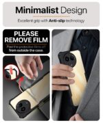 TPU+PC Shock Proof Clear Protective Back Case for Realme Narzo 60X 5G, Realme 11 5G, Realme 11X - 360 Degree Camera Protection, Transparent Hybrid Mobile Cover - Black - Image 8