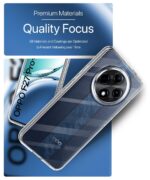 Crystal Clear Transparent Back Cover Case Compatible with Oppo F27 Pro Plus 5G Shockproof Flexible TPU Silicone Case with Full Body & Camera Protection Transparent - Image 8