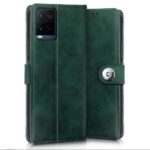 Shock Proof Flip Cover Back Case for Vivo Y21 | Magnetic Wallet Leather Case with Stand - Image 2